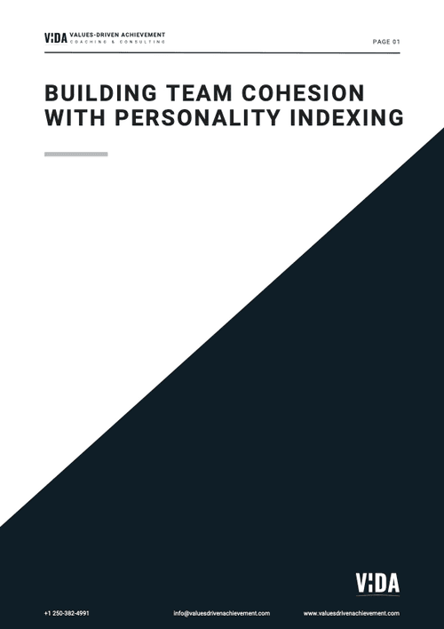Cover Image - Building Team Cohesion with Personality Indexing