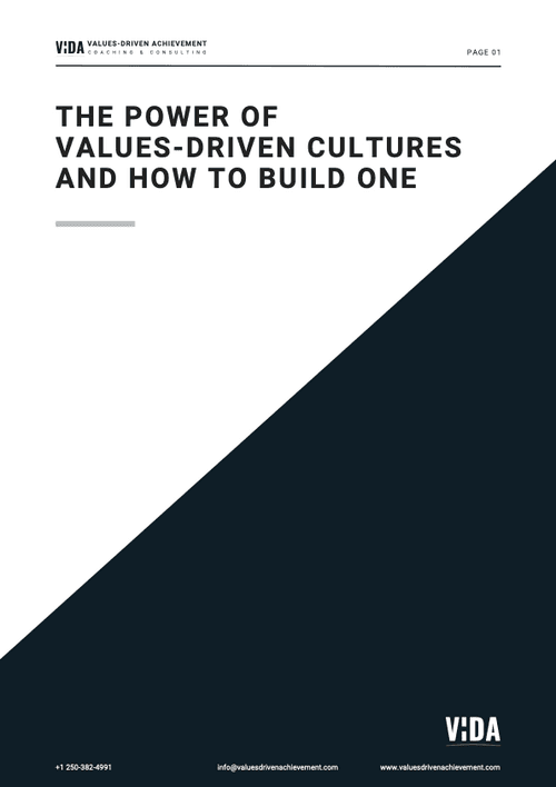 Cover Image - The Power of Values-driven Cultures - and How to Build One